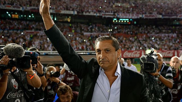 Ramón Díaz, un histórico en River, que vuelve a ser candidato.