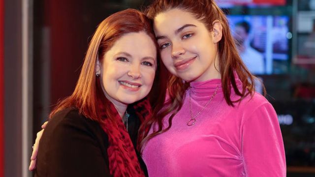 Andrea del Boca y su hija Anna .