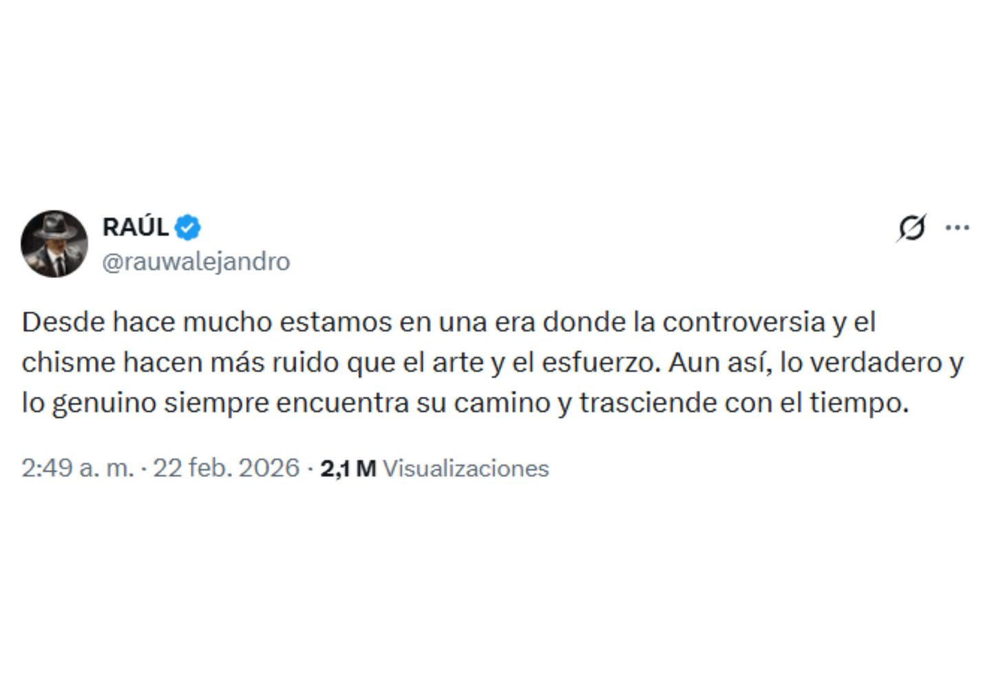 La respuesta de Rauw Alejandro.