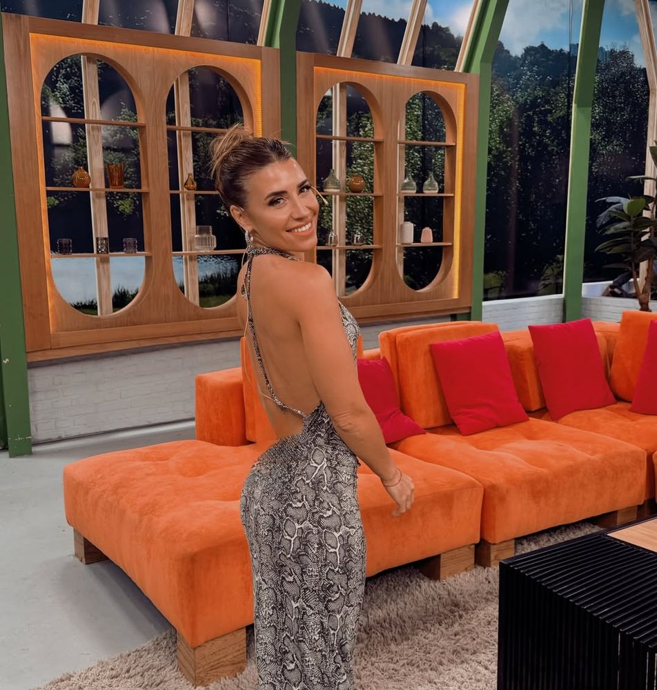 Mariana Brey dio cátedra de estilo con un vestido de animal print en tendencia