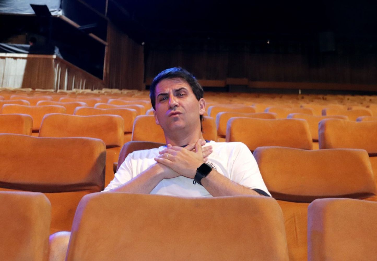 Miguel Martín, el tucumano que encarna al Oficial Gordillo. 
