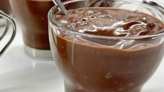Postre de chocolate casero tipo Danette.