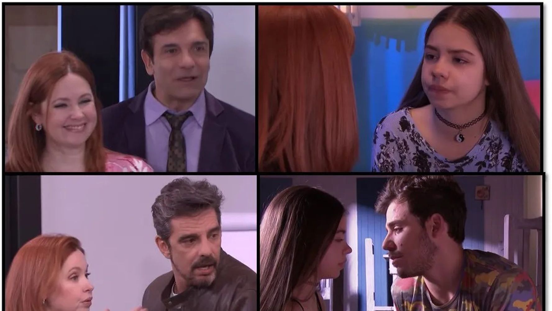 Escenas de la novela Mamá Corazón.