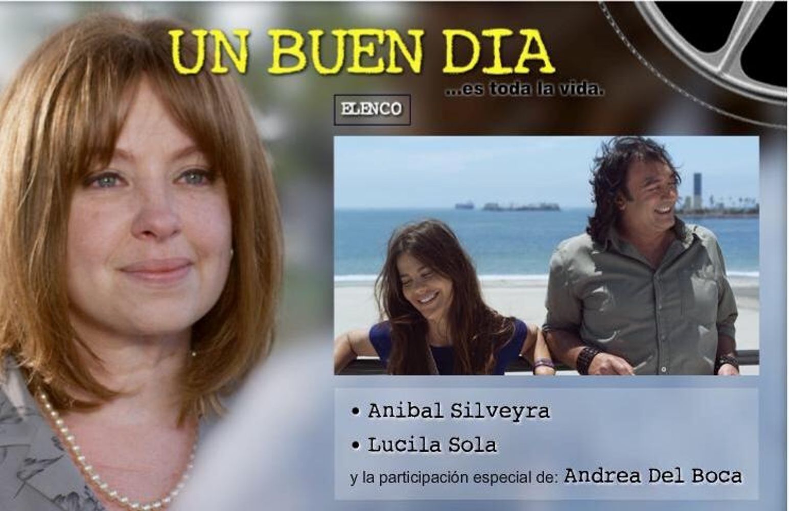 Andrea del Boca como parte del elenco de Un Buen Día.