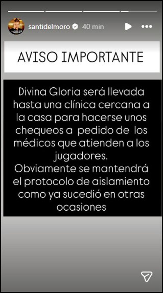 Santiago del Moro publicó un comunicado en sus redes sociales.