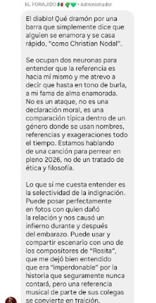 La polémica respuesta de Christian Nodal tras el descargo de Cazzu que generó controversia: "Esas mujeres..."
