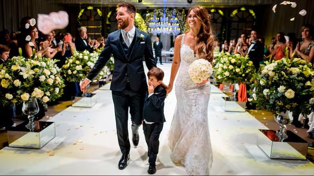 La boda del 10: Messi y Rocuzzo