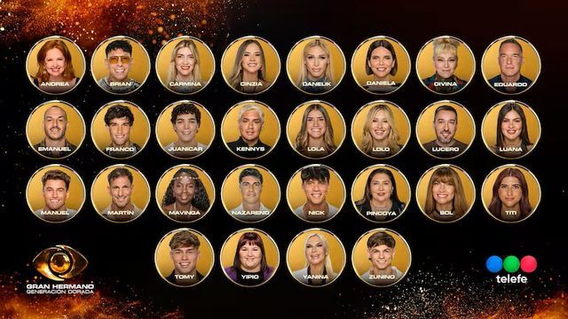Los 28 participantes de Gran Hermano Generación Dorada
