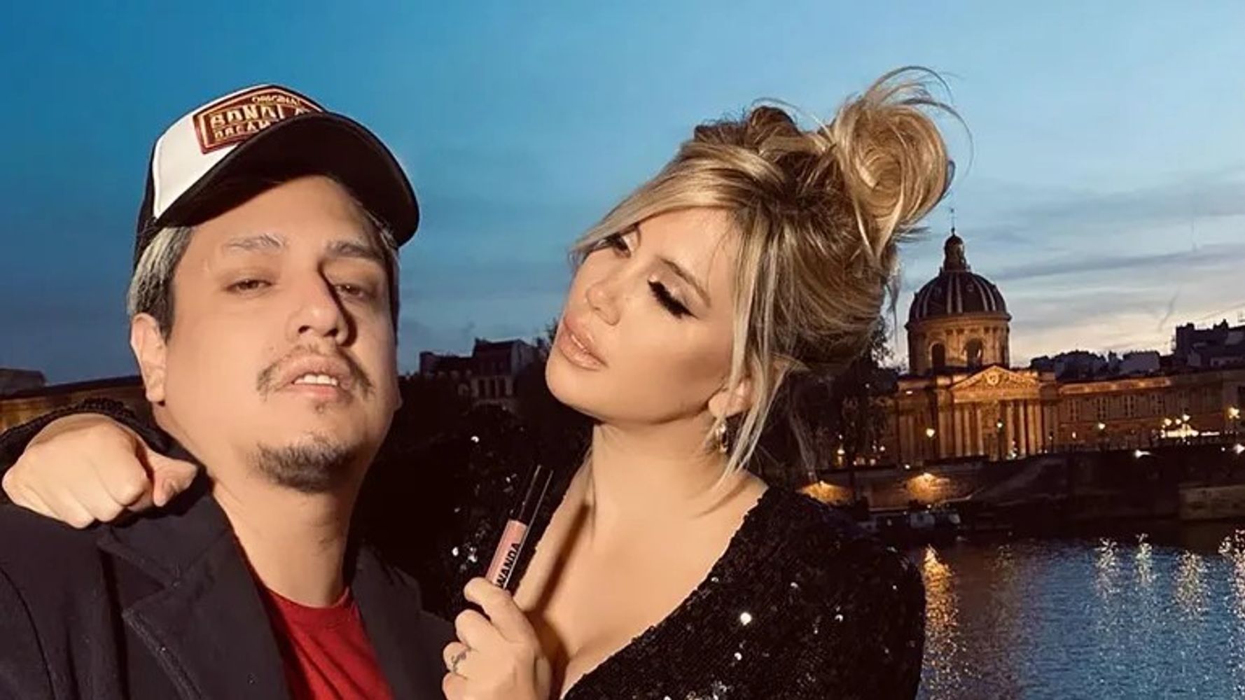 Kennys Palacios y Wanda Nara