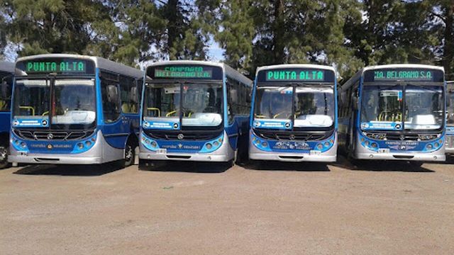 Colectivo en Punta Alta