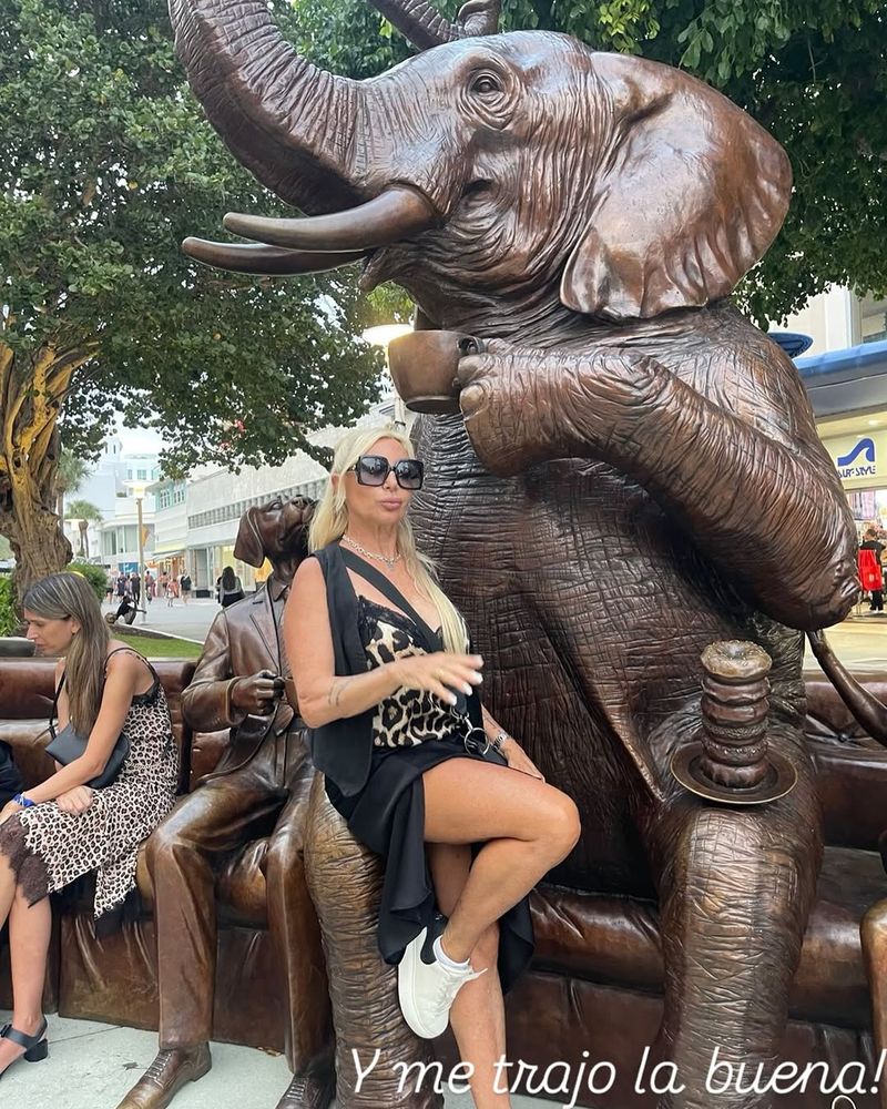Yanina Zilli la ex vedette y participante de Gran Hermano apostó por un look animal print y marcó tendencia