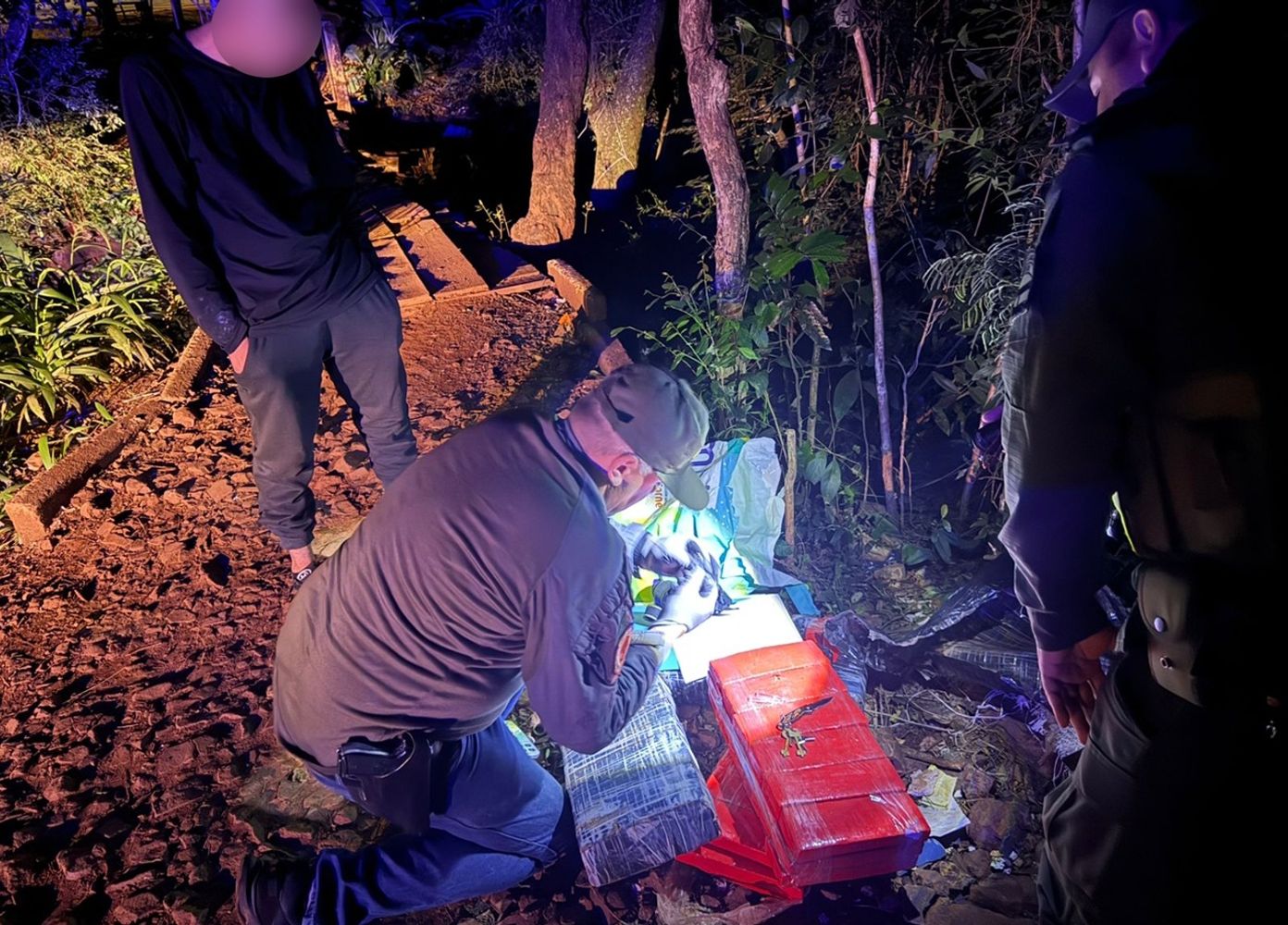Incautaron 70 paquetes de marihuana en un operativo de Gendarmería en San Antonio.