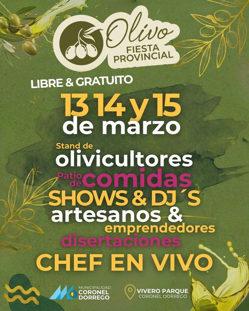 Fiesta del Olivo en Coronel Dorrego