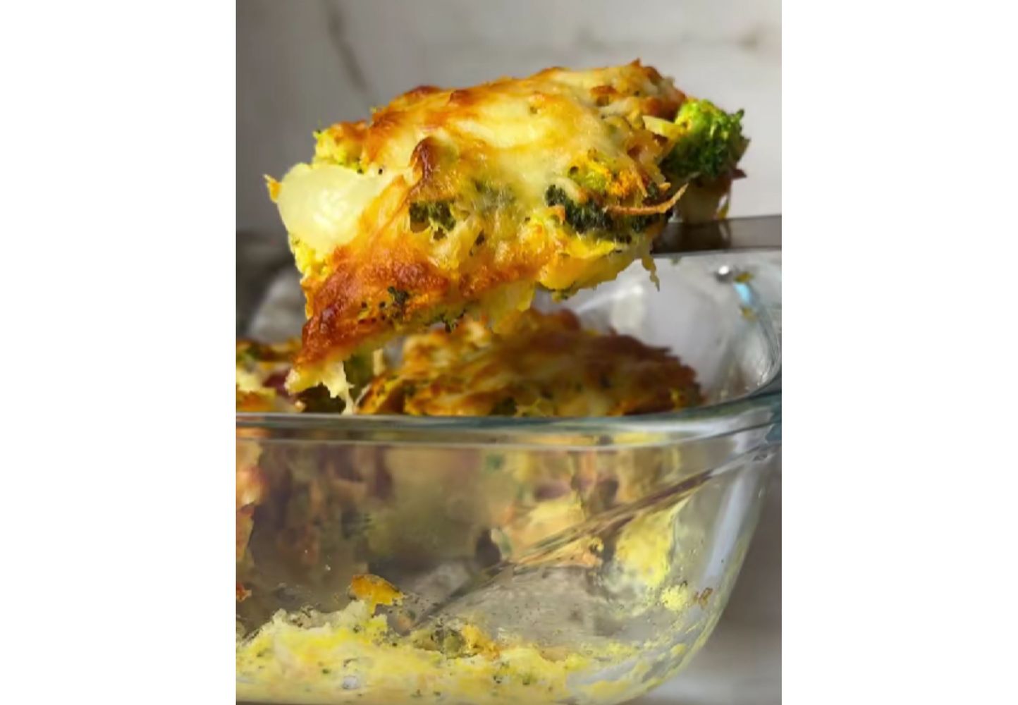 Así queda la lasaña de verduras sin horno.