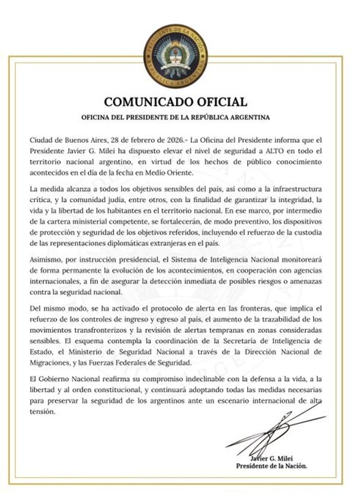 Comunicado Oficial