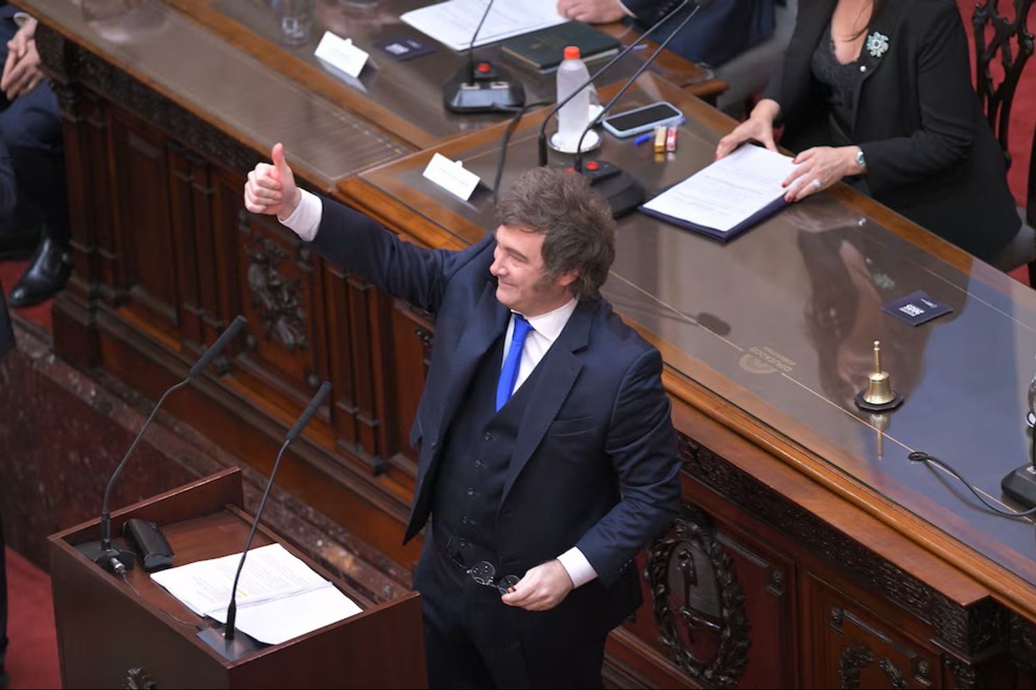 Javier Milei en la apertura de sesiones 2026