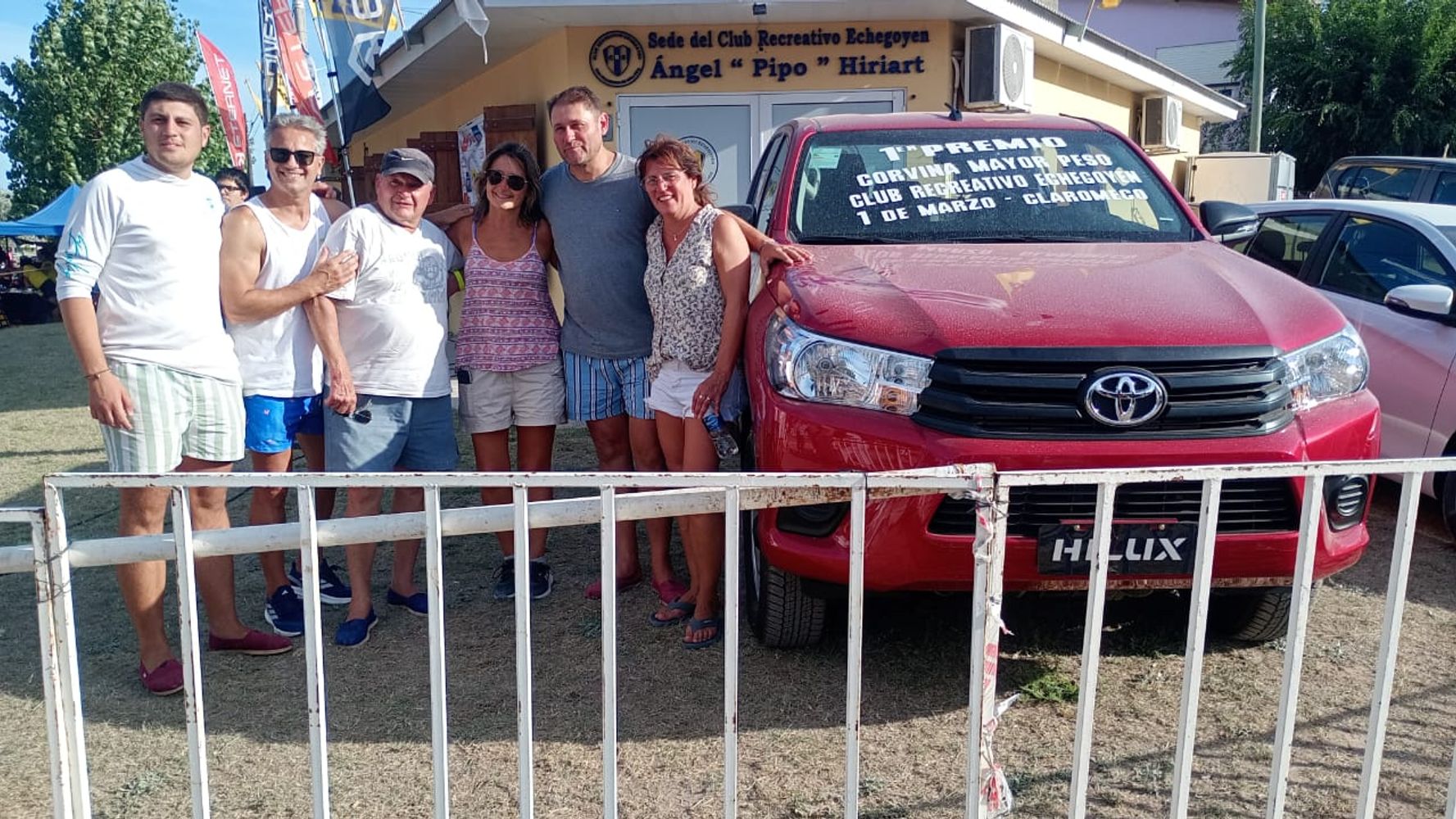 Pablo Bianco y su nueva camioneta