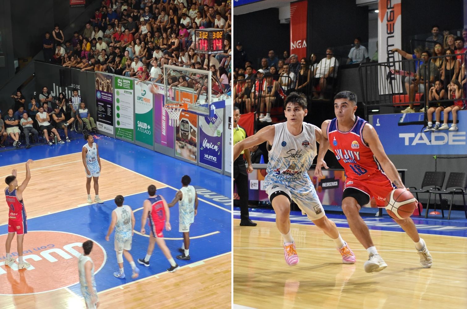 Un comienzo no muy sólido y un cierre a puro nervio condicionaron el rendimiento de los "cóndores" en la noche del clásico ante Salta Basket.