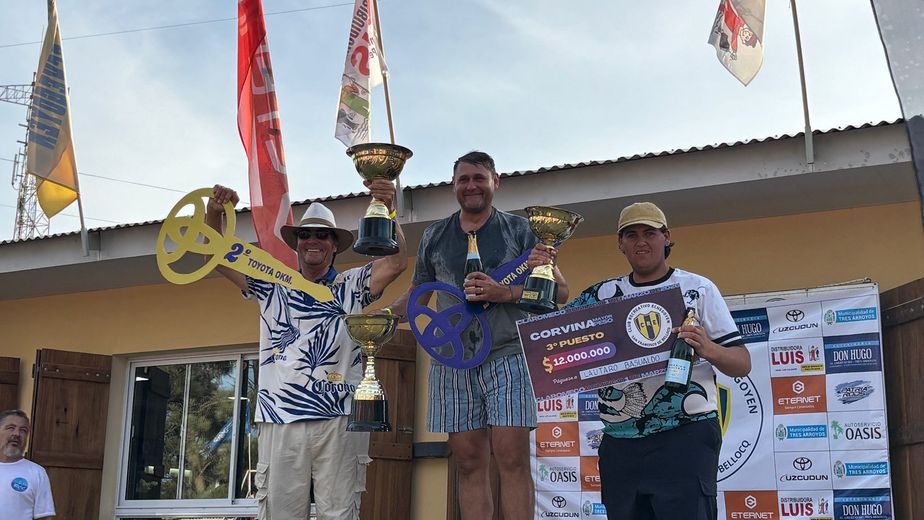 Pablo Bianco es el ganador de la histórica edición de Las 6 Horas a la Corvina de Mayor Peso del Club Recreativo