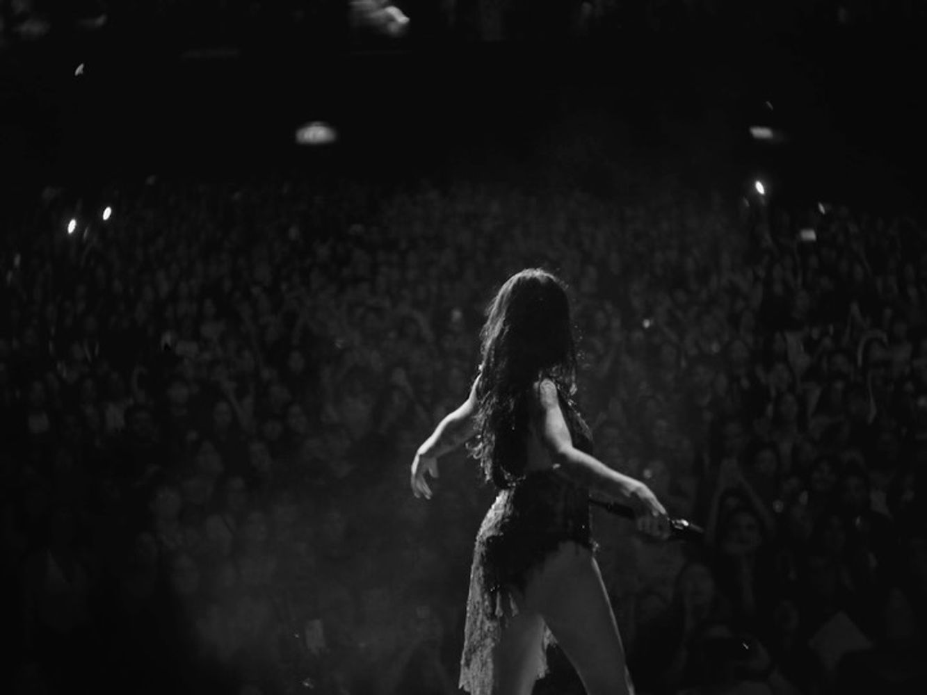 La cantante la rompió en el Movistar Arena.