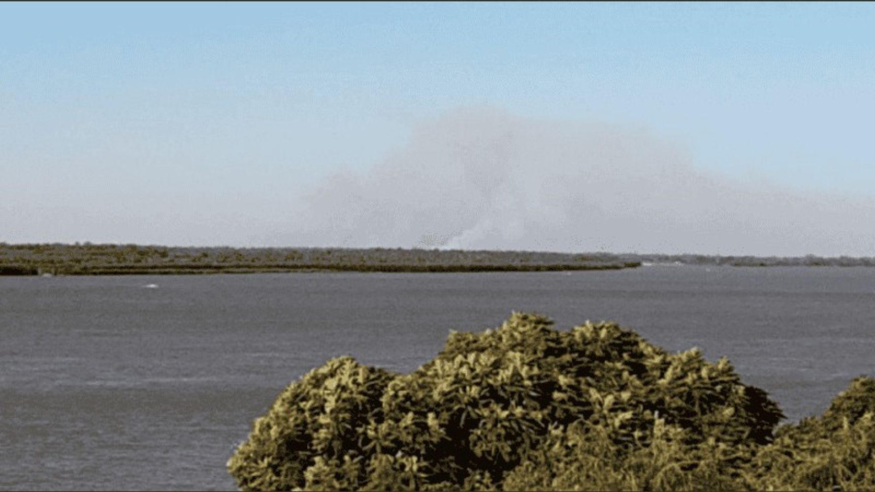 Incendios en Rosario. Gentileza Alan Monzón (Rosario 3)