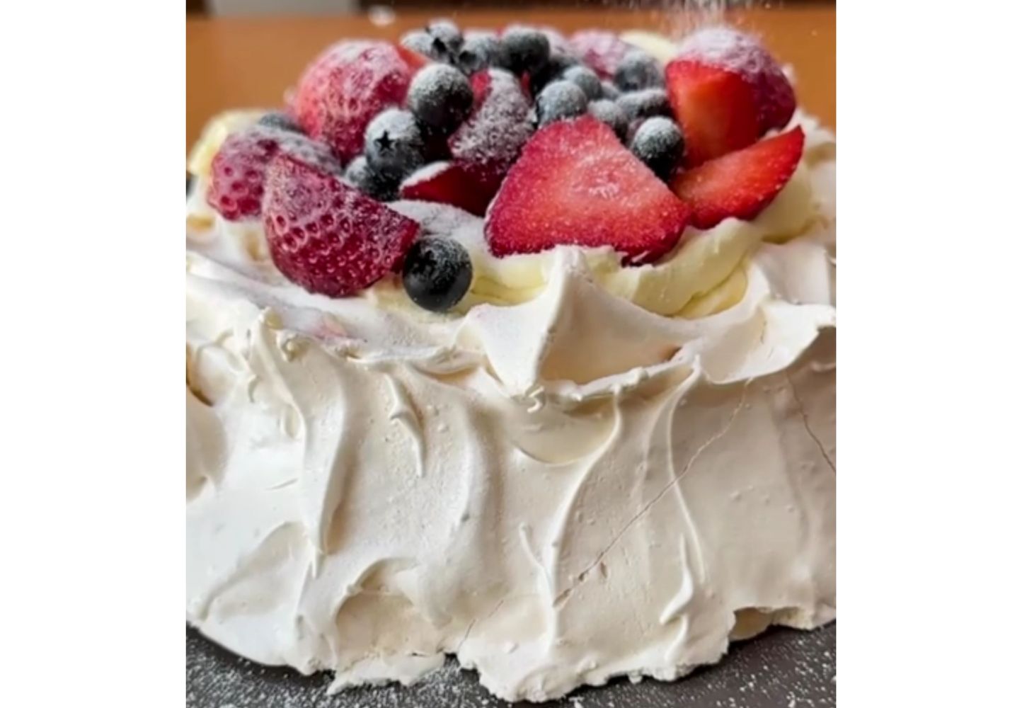 La receta para hacer una pavlova digna de pastelería.