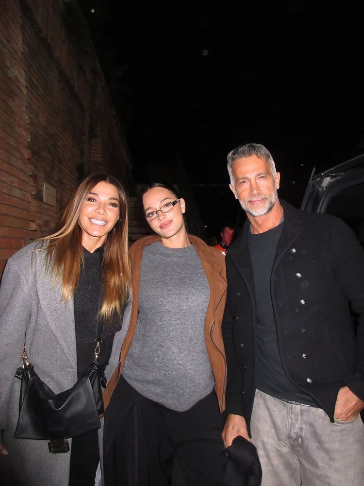 Oriana Sabatini y sus padres