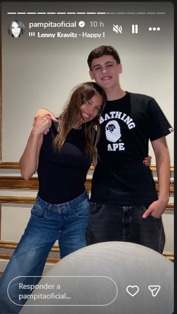 Pampita hijo