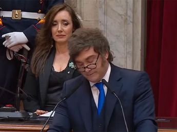 ¿Falta de respeto? El gesto viral de Villarruel con Milei en pleno discurso en el Congreso