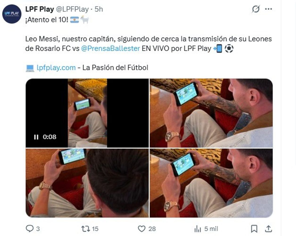 Leones de Rosario, el equipo de la familia Messi, tuvo su debut profesional en la Primera C