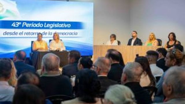 Acto Oficial de Apertura de Sesiones Ordinarias del Concejo Deliberante en Arroyito