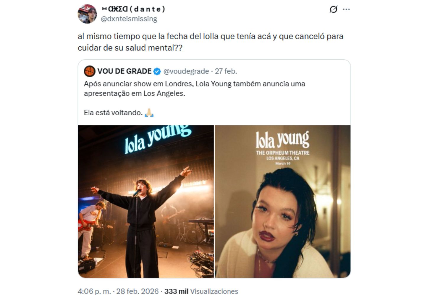 La polémica por el show de Lola en Los Ángeles.