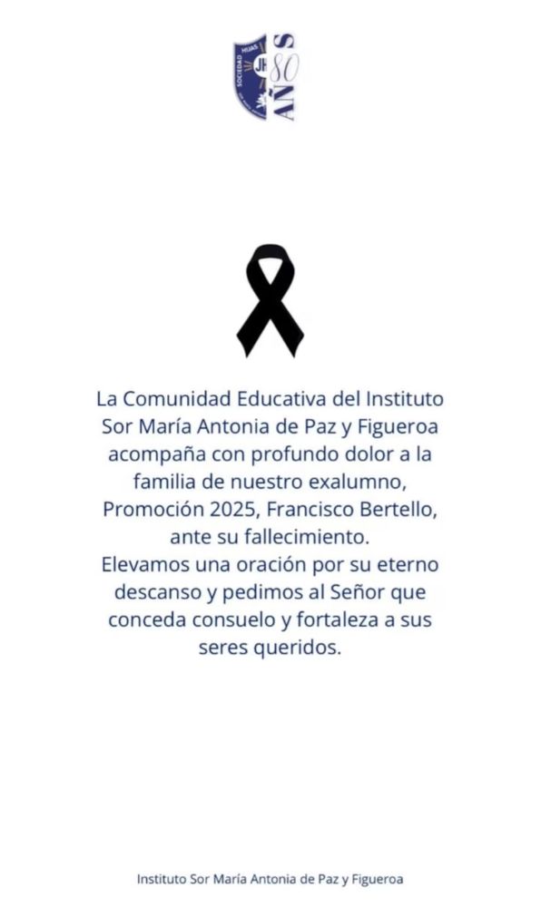 Tragedia en Córdoba.