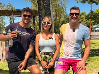 Desde Chile a Paraná: referente del SUP visitó la capital entrerriana y compartió experiencias de crecimiento deportivo