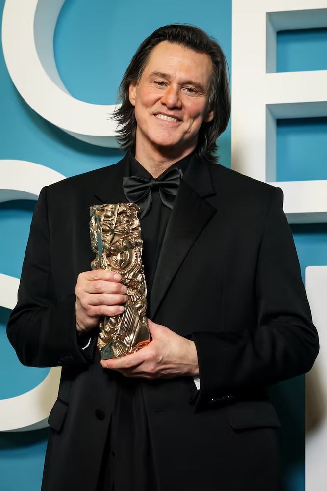 Jim Carrey en los Premios César.