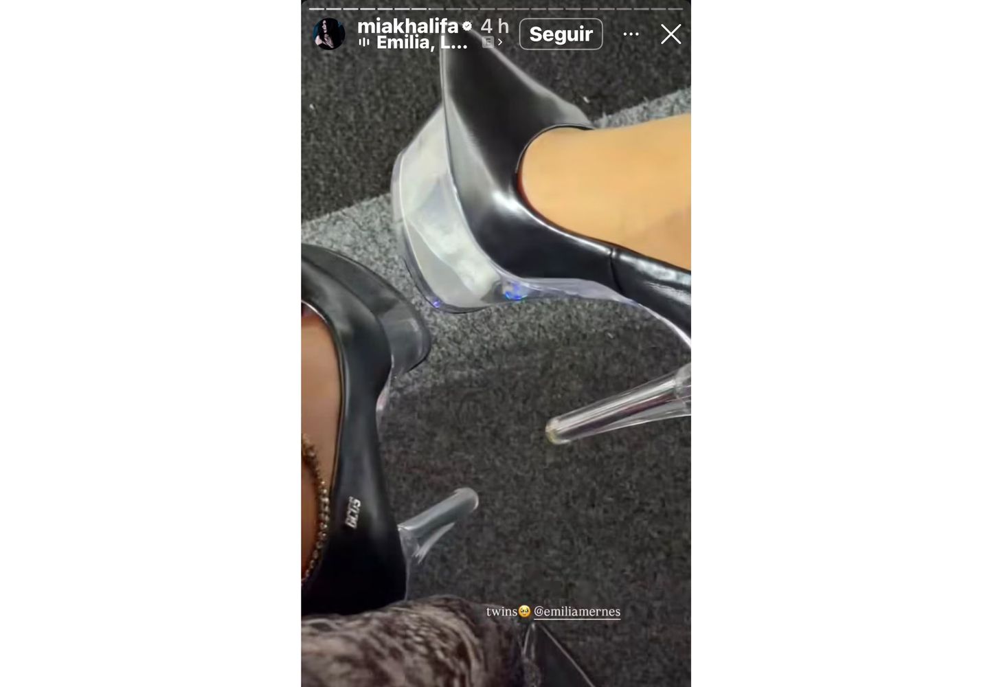 Las historias que subió Mia Khalifa.