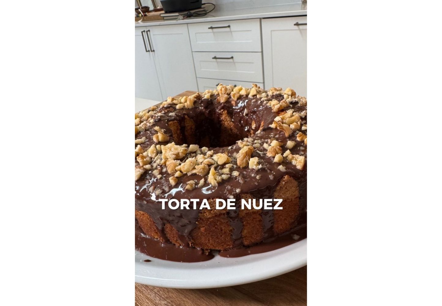 Torta de nuez muy fácil de hacer.