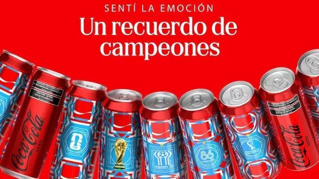 Coca Cola lanzó latas del Mundial 2026 edición limitada: cuánto cuestan y cuáles son los 5 diseños coleccionables