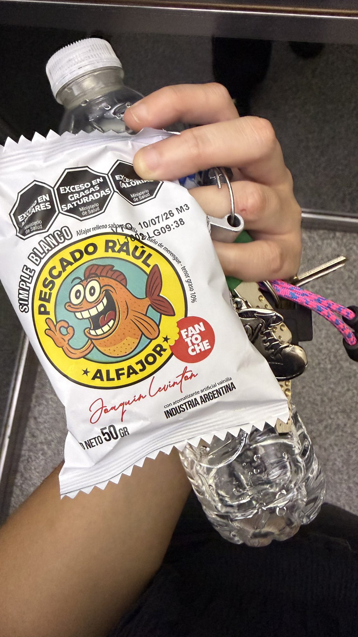 Así se ve el alfajor que lanzó Joaquín Levinton.