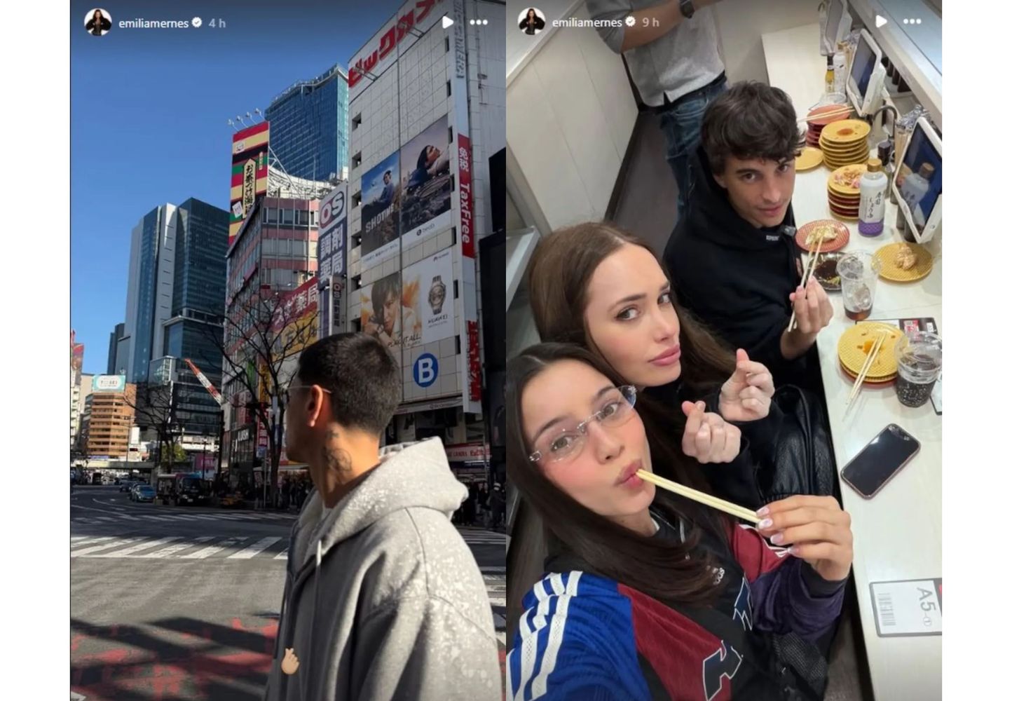 La cantante mostró imágenes de su viaje en redes.