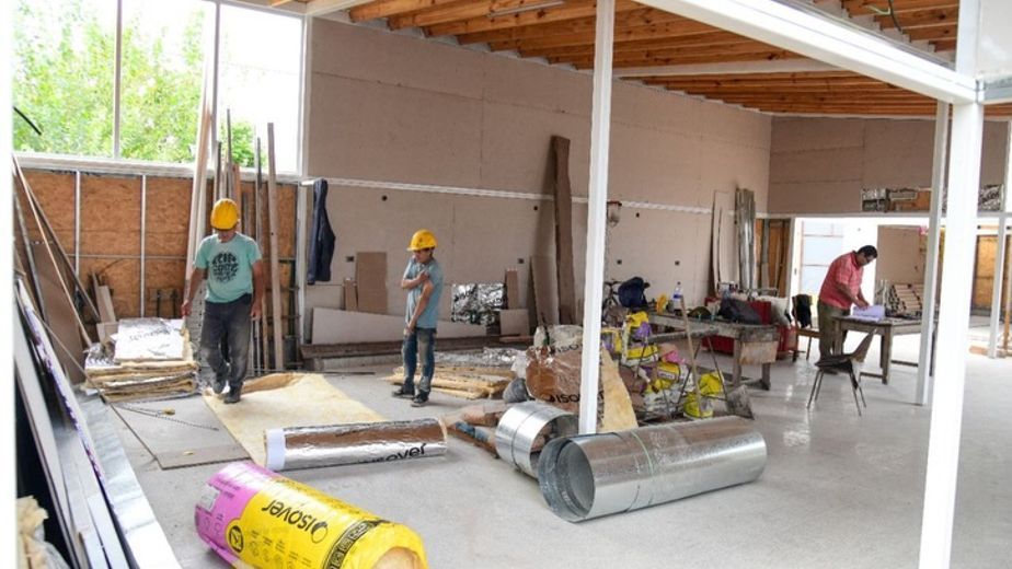 Avanza en Alderetes la construcción del nuevo Centro de Desarrollo Infantil