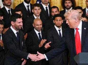 Lionel Messi y Donald Trump en la Casa Blanca: la imagen que recorre el mundo