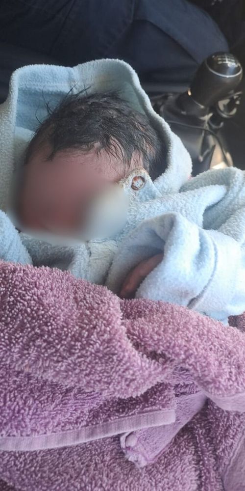 El bebé abandonado en Merlo