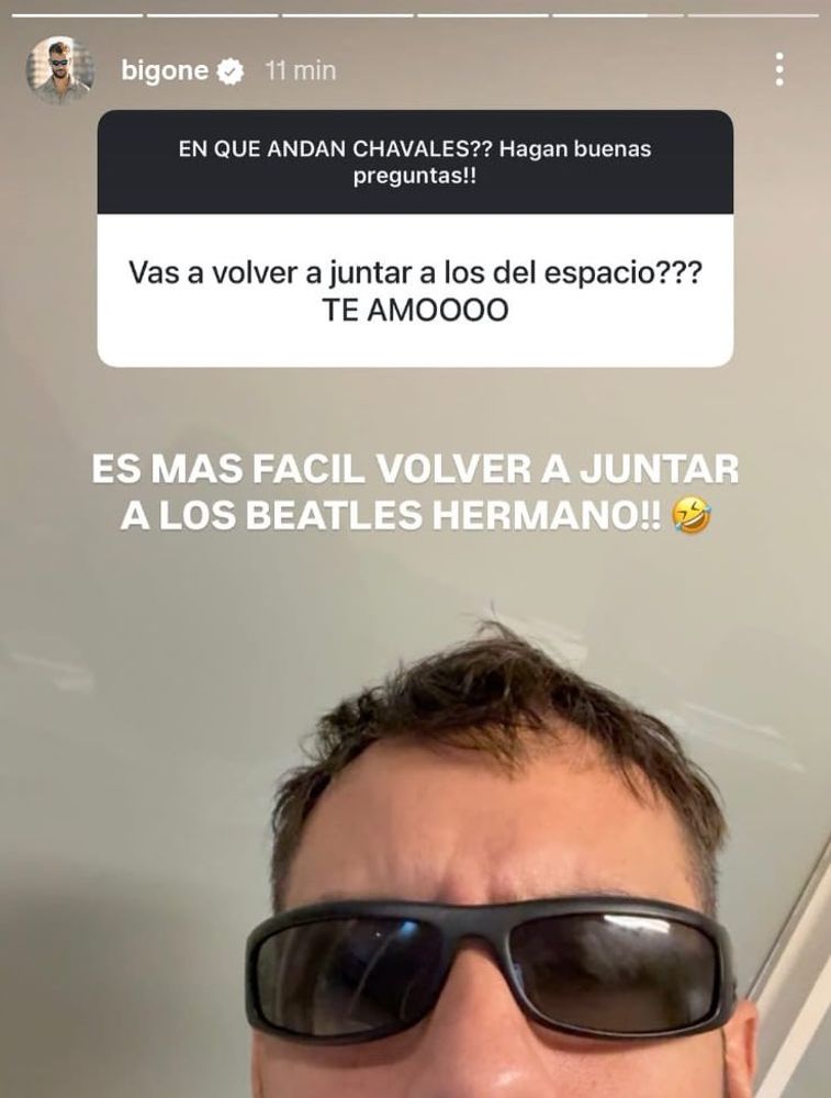 La respuesta de Big One sobre un posible regreso de "Los Del Espacio".
