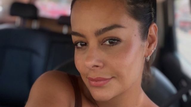 Larissa Riquelme posó con la camiseta de Paraguay y recordó el momento "La Novia del Mundial"