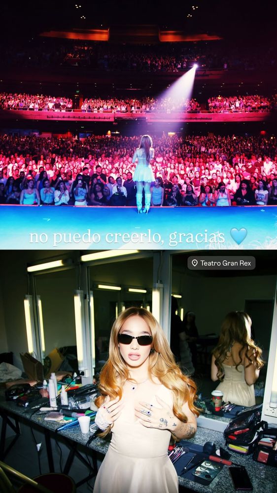 La noche de Ángela en el Gran Rex.