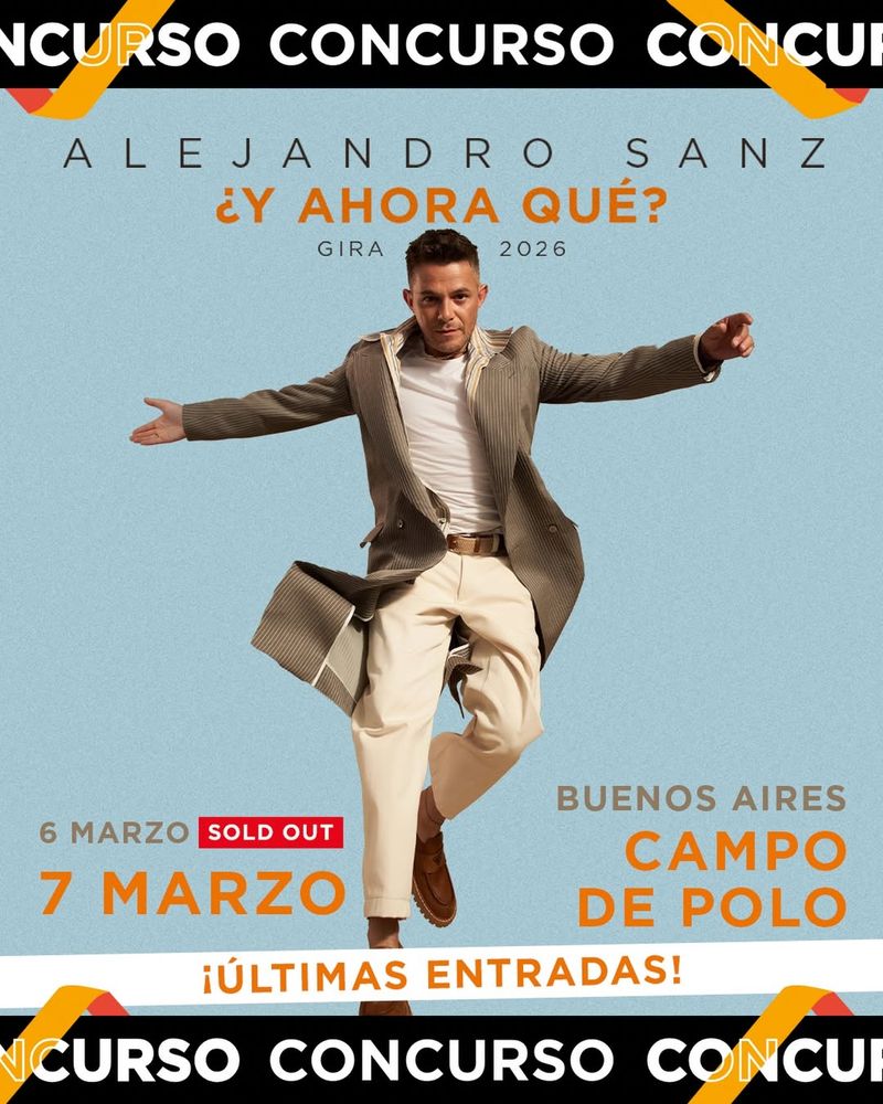 Alejandro Sanz en el Campo Argentino de Polo: Horarios, accesos y cómo estará el clima este fin de semana