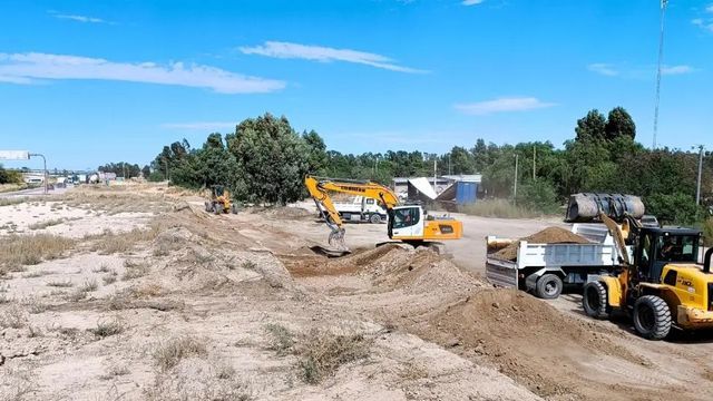 Tareas en la Ruta 33 obligan a modificar el tránsito en uno de los accesos a Bahía Blanca.