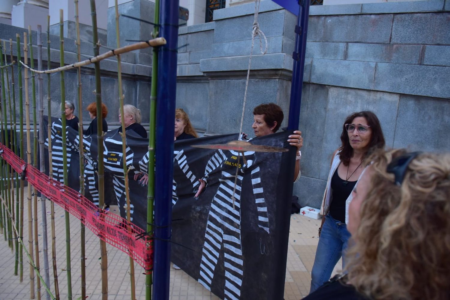 Vecinos autoconvocados de Villa Allende protestaron.
