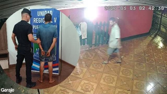 Detuvieron a un joven sospechoso de al menos dos robos en viviendas de Puerto Iguazú.